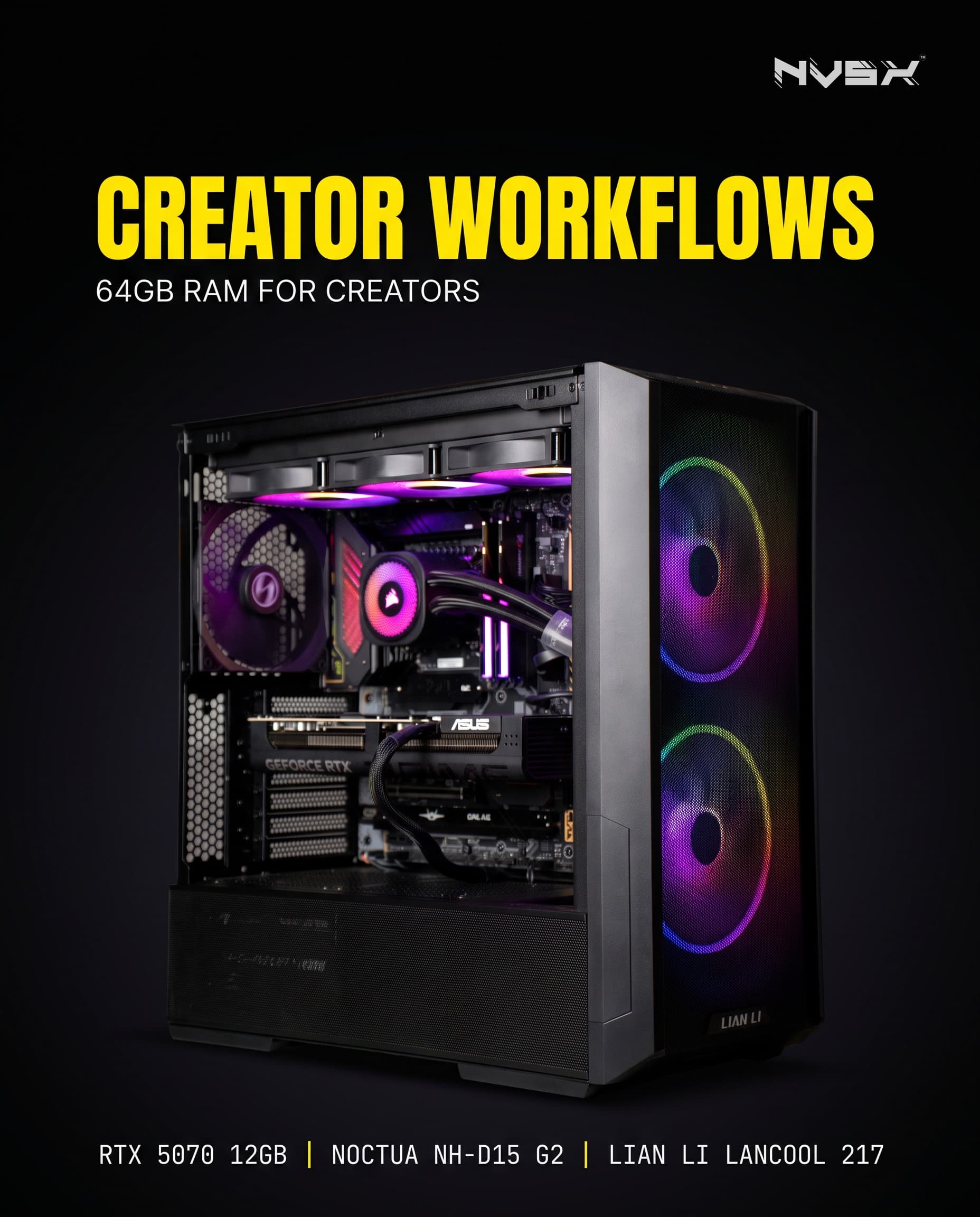 Sandstone — custom PC built by NVSX